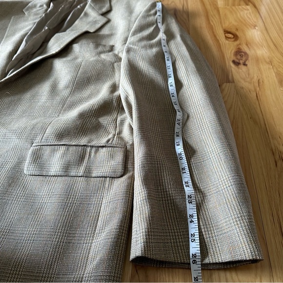 RALPH LAUREN Mens Blazer Sport Coat Casual Jacket Size 48L Wool Silk Suit - Picture 13 of 16